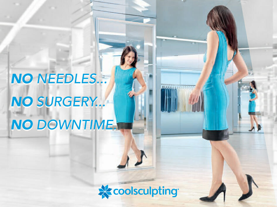 ei kirurgiaa, ei neuloja, ei toipumisaikaa CoolSculpting ei kirurgiaa, ei neuloja, ei toipumisaikaa CoolSculpting